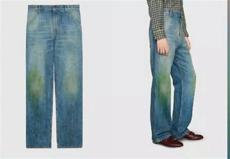 gucci fake grass stain